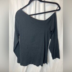 Women's Black Off-Shoulder Top